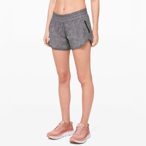 Lululemon Tracker Short 4" Low-Rise Lined Short - Heather Lux Multi Black - 16 - Picture 10 of 12